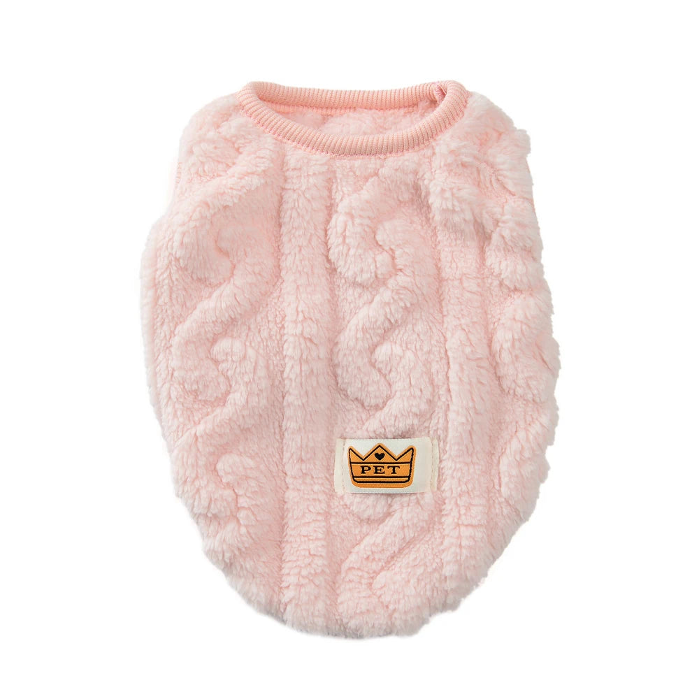 Autumn Winter Pet Cat Clothes Soft Fleece Vest Sweater for Small Dogs Cute Puppy Kitten Pullover Jacket Sphynx Cats Costumes