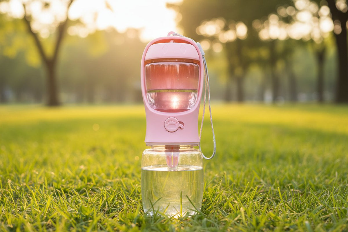 Pets Dog Water Bottle Portable Food Grade Material Dog Cat Travel Pet Water Cup Bottle with Food Dispenser Puppy Water Bottle