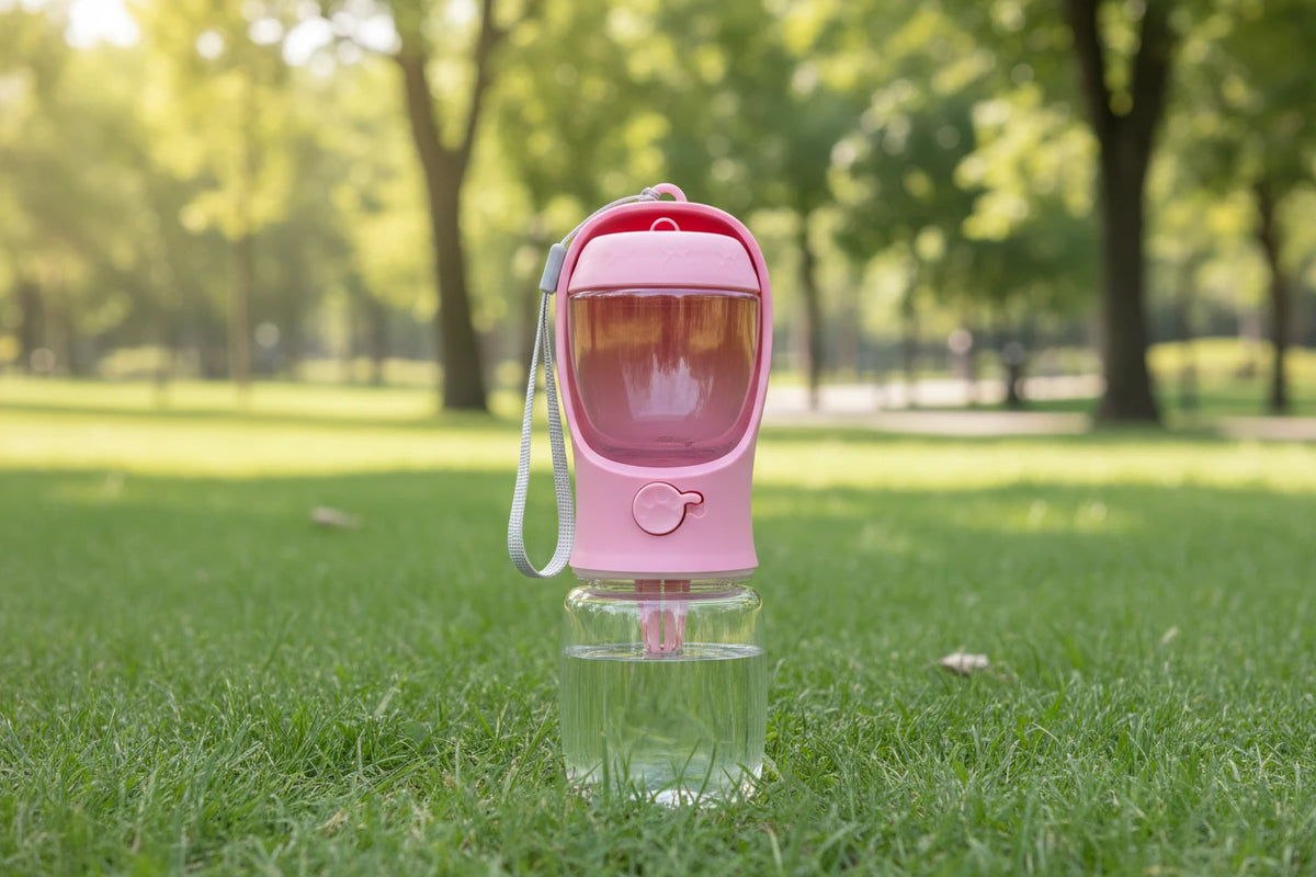 Pets Dog Water Bottle Portable Food Grade Material Dog Cat Travel Pet Water Cup Bottle with Food Dispenser Puppy Water Bottle