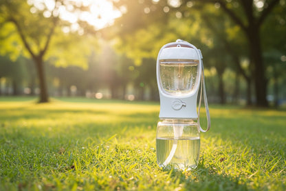 Pets Dog Water Bottle Portable Food Grade Material Dog Cat Travel Pet Water Cup Bottle with Food Dispenser Puppy Water Bottle